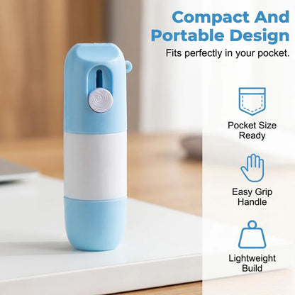 ADDRIX™ 2-in-1 Thermal Label Eraser & Box Cutter — Instantly cover your name, address, phone number, and tracking details before throwing packages away