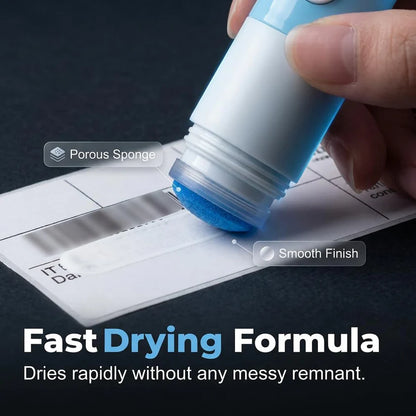 ADDRIX™ 2-in-1 Thermal Label Eraser & Box Cutter — Instantly cover your name, address, phone number, and tracking details before throwing packages away