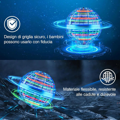 🔥Last day 70%off丨𝑺𝑪𝑵𝑫𝑹®Cosmic Flying Orb Ball | LED Hover & Boomerang Flying Toy for Kids & Family