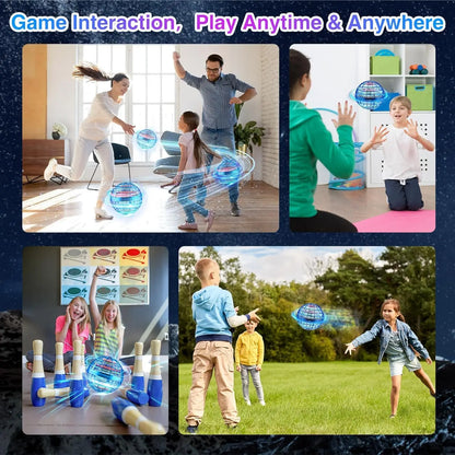 🔥Last day 70%off丨𝑺𝑪𝑵𝑫𝑹®Cosmic Flying Orb Ball | LED Hover & Boomerang Flying Toy for Kids & Family