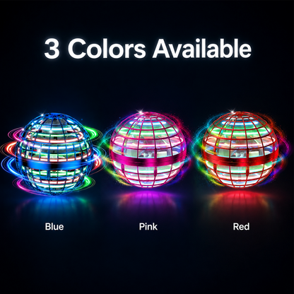 🔥Last day 70%off丨REBYIPO® Cosmic Flying Orb Ball | LED Hover & Boomerang Flying Toy for Kids & Family