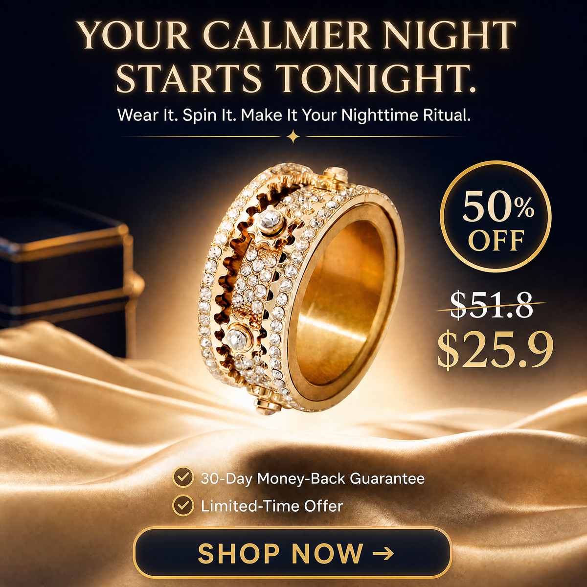 The Mindfulness Ring-Last Day Sale-50% OFF