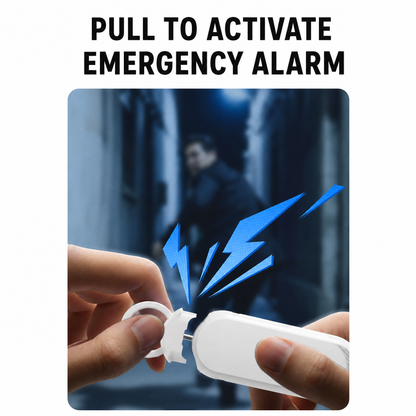 🚨Smart Personal Safety Alarm with Apple Find My – 6-8 Months Battery, IPX5 Waterproof, 2-in-1 Alert & LED Flashlight, Key Finder Tracker