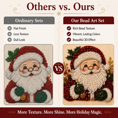 🎨💎 No Experience Needed | 3D DIY Christmas Bead Art Set