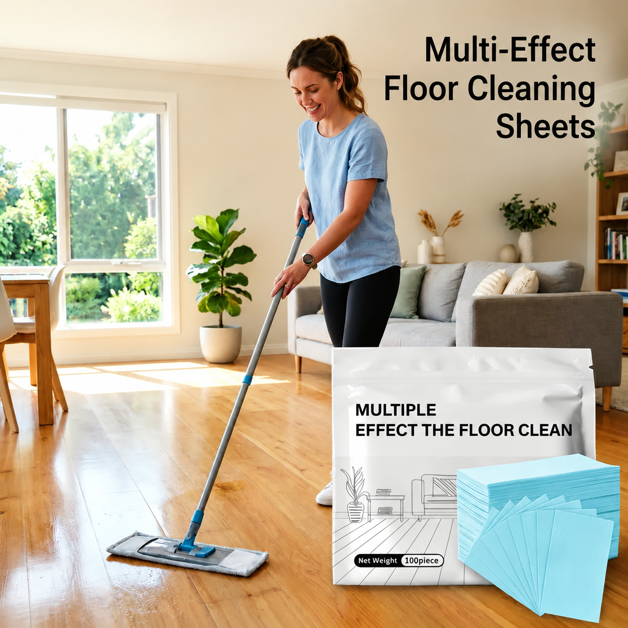 Frolunora® 13-in-1 Eco-Friendly Dissolvable Floor Cleaner  | Antibacterial, Deodorizing & Long-Lasting Freshness 🧹1