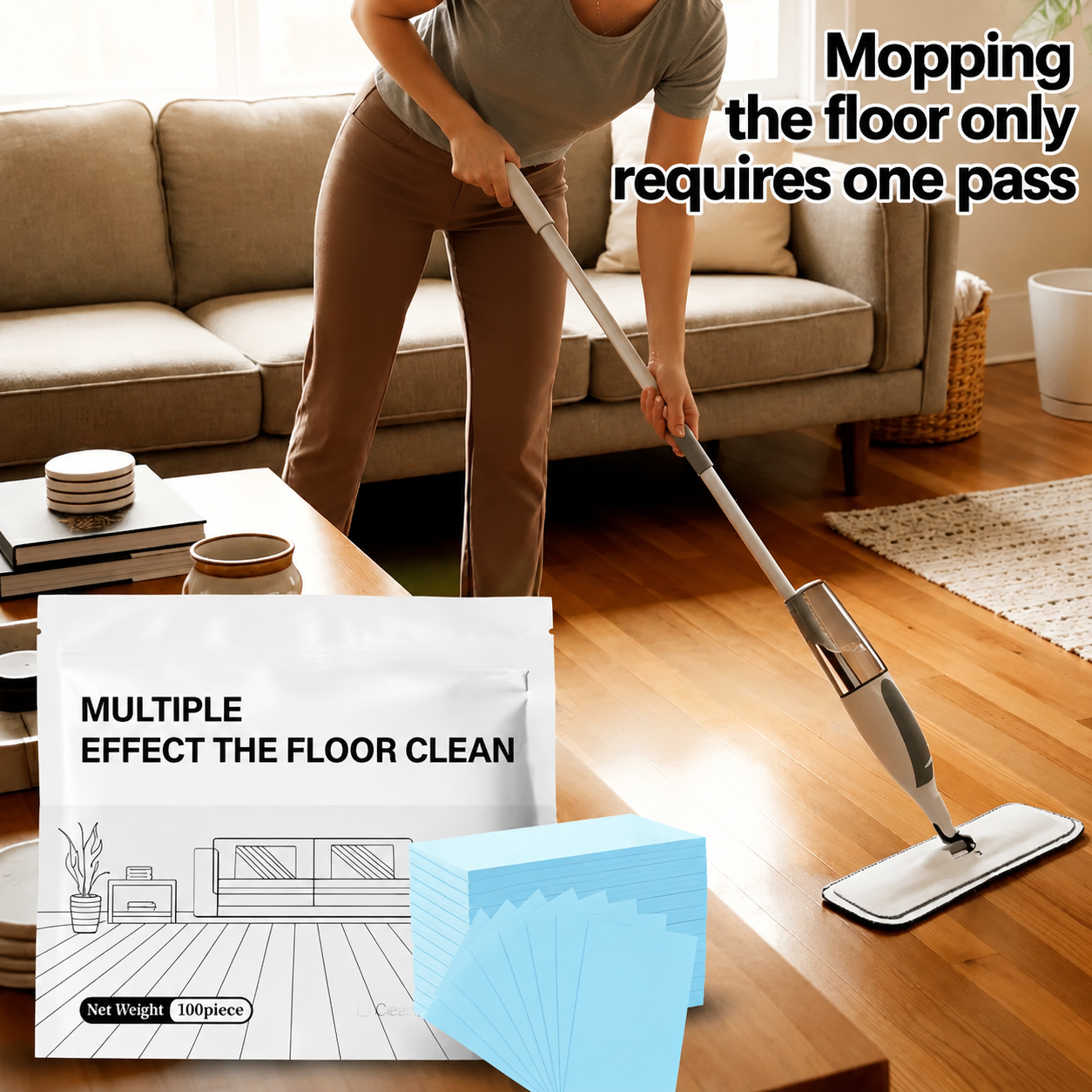 Frolunora® 13-in-1 Eco-Friendly Dissolvable Floor Cleaner  | Antibacterial, Deodorizing & Long-Lasting Freshness 🧹1