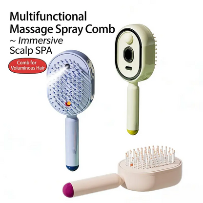 🆙🔥50% OFF! 🔥Electric Spray Scalp Massage Brush with Mist & Red Light