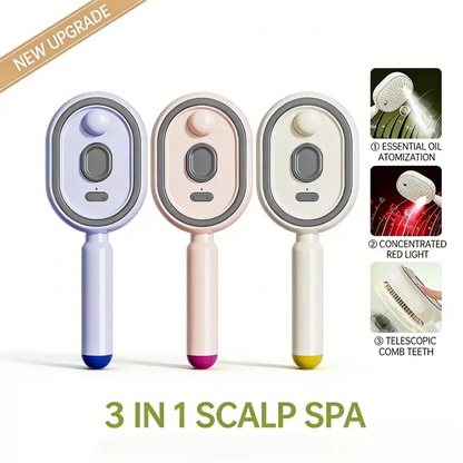 🆙🔥50% OFF! 🔥Electric Spray Scalp Massage Brush with Mist & Red Light