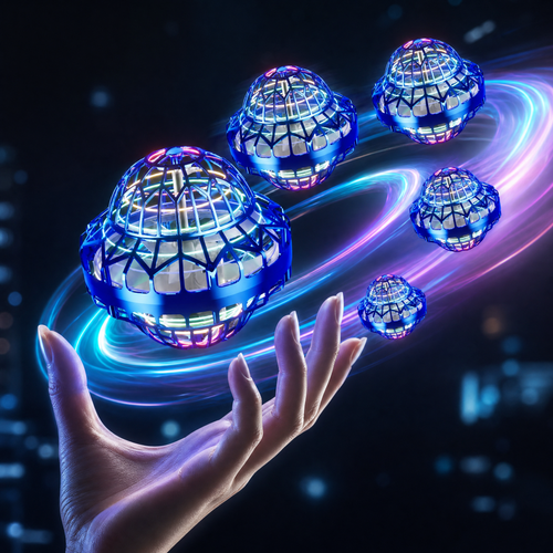 2026 🇦🇺Hottest Cosmic Fly Ball - Boomerang Hover & Galaxy Spin Effect Drone Toy, Outdoor Fun Gift for Kids & Teens