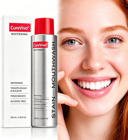 😆Surprise! Unlock 70% OFF on CureVivo® Bright White Mouthwash