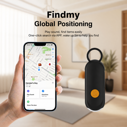 🚨Smart Personal Safety Alarm with Apple Find My – 6-8 Months Battery, IPX5 Waterproof, 2-in-1 Alert & LED Flashlight, Key Finder Tracker