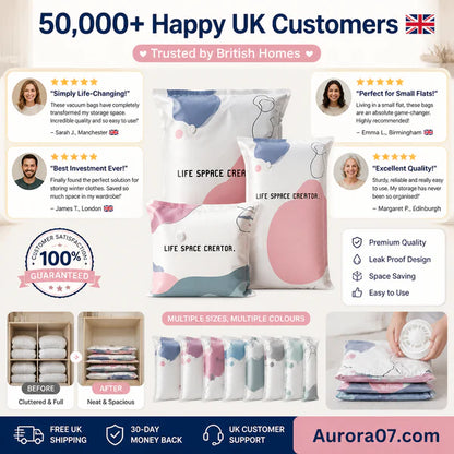 Devareon®🛍️ 40% OFF! No‑Pump Vacuum Storage Bags – Press & seal, no pump needed. Saves 80% space, keeps clothes dry & dust‑free. Perfect for bulky bedding & off‑season gear.