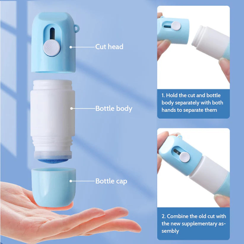 ADDRIX™ 2-in-1 Thermal Label Eraser & Box Cutter — Instantly cover your name, address, phone number, and tracking details before throwing packages away