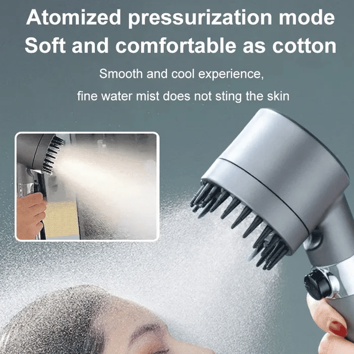 🚿FEELSO Filtered Shower Head with Handheld, High Pressure 4 Spray Showerhead with Filters & Upgraded Anti-clog Nozzles for Hard Water -Remove Chlorine, Reduce Dry Itchy Skin -ON/OFF Switch for Pet Bath