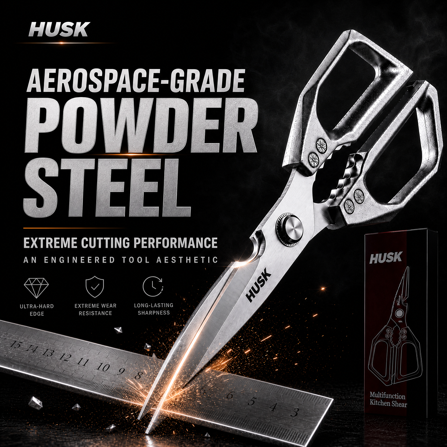 Multifunctional Heavy-Duty Kitchen Shears