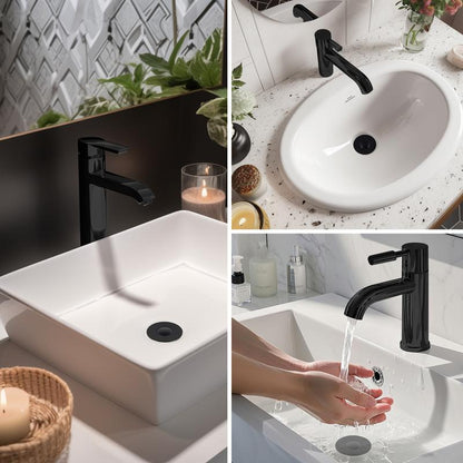 🔥 70% OFF! SVOZK® 💧 3 in 1 Sink Drain Strainer, Universal Pop Up Stopper with Removable Stainless Steel Filter Basket Hair Catcher