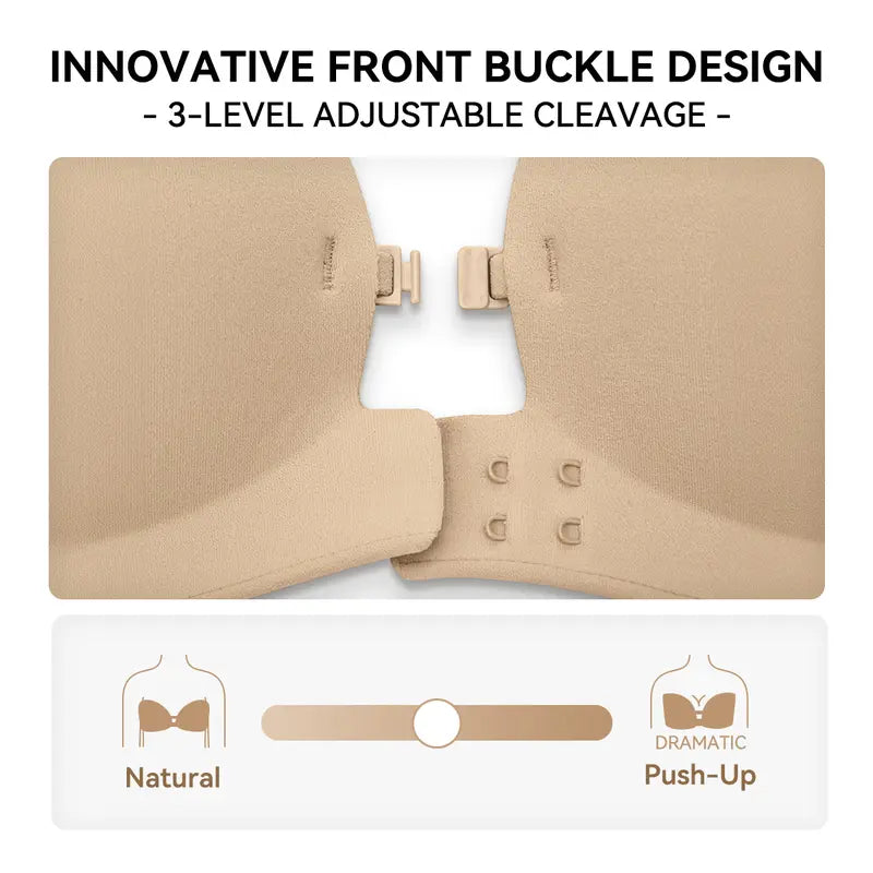 Final 3 Hours: 60%OFF🔥 Seamless Front Closure Bra With Adjustable Straps