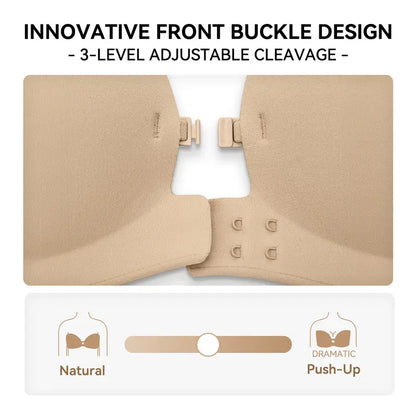 Final 3 Hours: 60%OFF🔥 Seamless Front Closure Bra With Adjustable Straps
