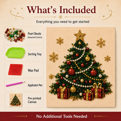 🎨💎 No Experience Needed | 3D DIY Christmas Bead Art Set