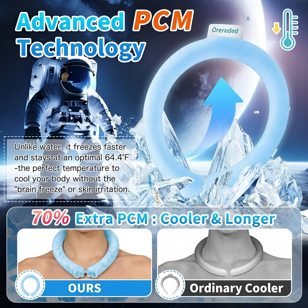 Billhol®🦟PCM Cooling Neck Ring — Instant Heat Relief