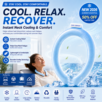 Billhol®🦟PCM Cooling Neck Ring — Instant Heat Relief