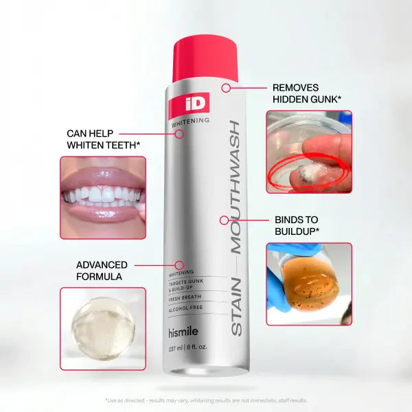 🦷Whitening mouthwash removes tooth stains, brightens your teeth