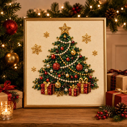 🎨💎 No Experience Needed | 3D DIY Christmas Bead Art Set