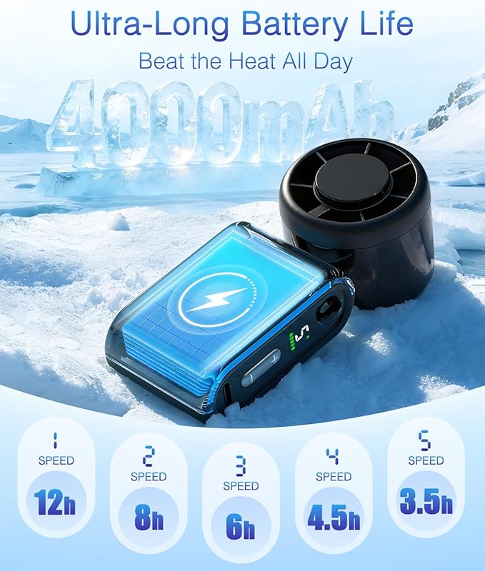 2026 HOT SALE50K+ BVJ®SOLD!❄️ 50% OFF! Mosquito-Repelling Turbo Handheld Fan – 16900 RPM, 6 speeds, LED display. 3000mAh battery, 10.7hrs cooling. Pocket‑sized power! 🌬️✨🦟