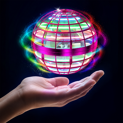 🔥Last day 70%off丨REBYIPO® Cosmic Flying Orb Ball | LED Hover & Boomerang Flying Toy for Kids & Family