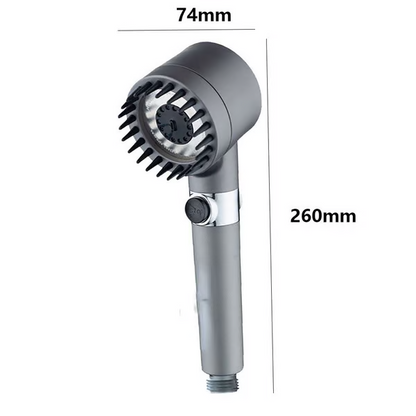 🚿FEELSO Filtered Shower Head with Handheld, High Pressure 4 Spray Showerhead with Filters & Upgraded Anti-clog Nozzles for Hard Water -Remove Chlorine, Reduce Dry Itchy Skin -ON/OFF Switch for Pet Bath