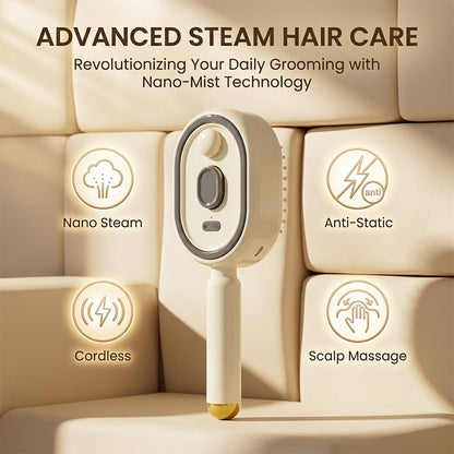 🆙🔥50% OFF! 🔥Electric Spray Scalp Massage Brush with Mist & Red Light