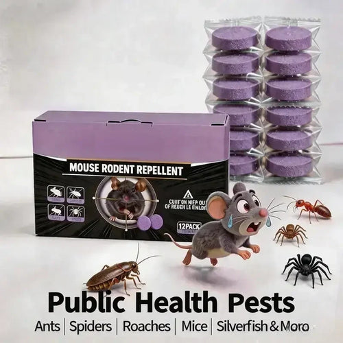 🐭 12-Pack Rodent Repellent Balls, Effective Pest Control Solution