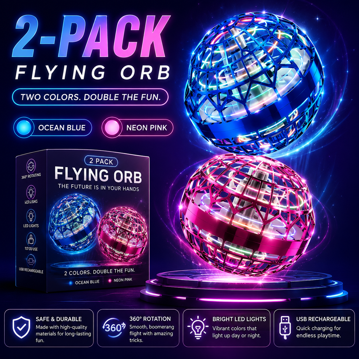 ⭐ Blue + Pink Bundle (Most Popular)