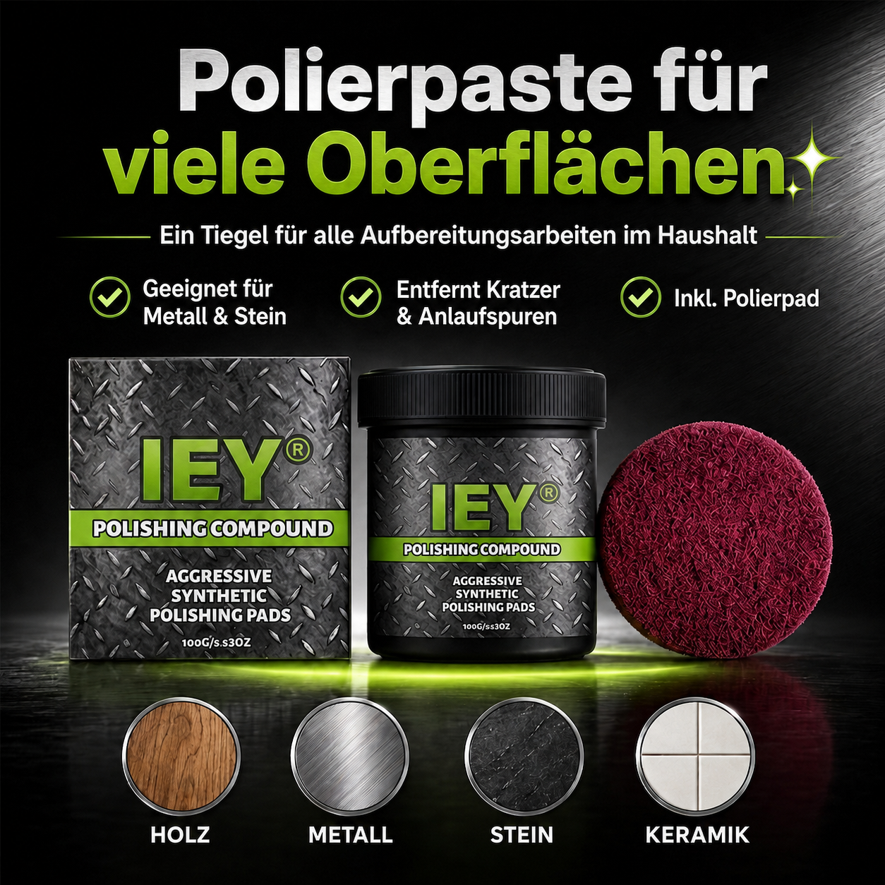Save 50% by ordering today✨ All-in-One Oberflächen-Restaurierungspolitur mit Pad