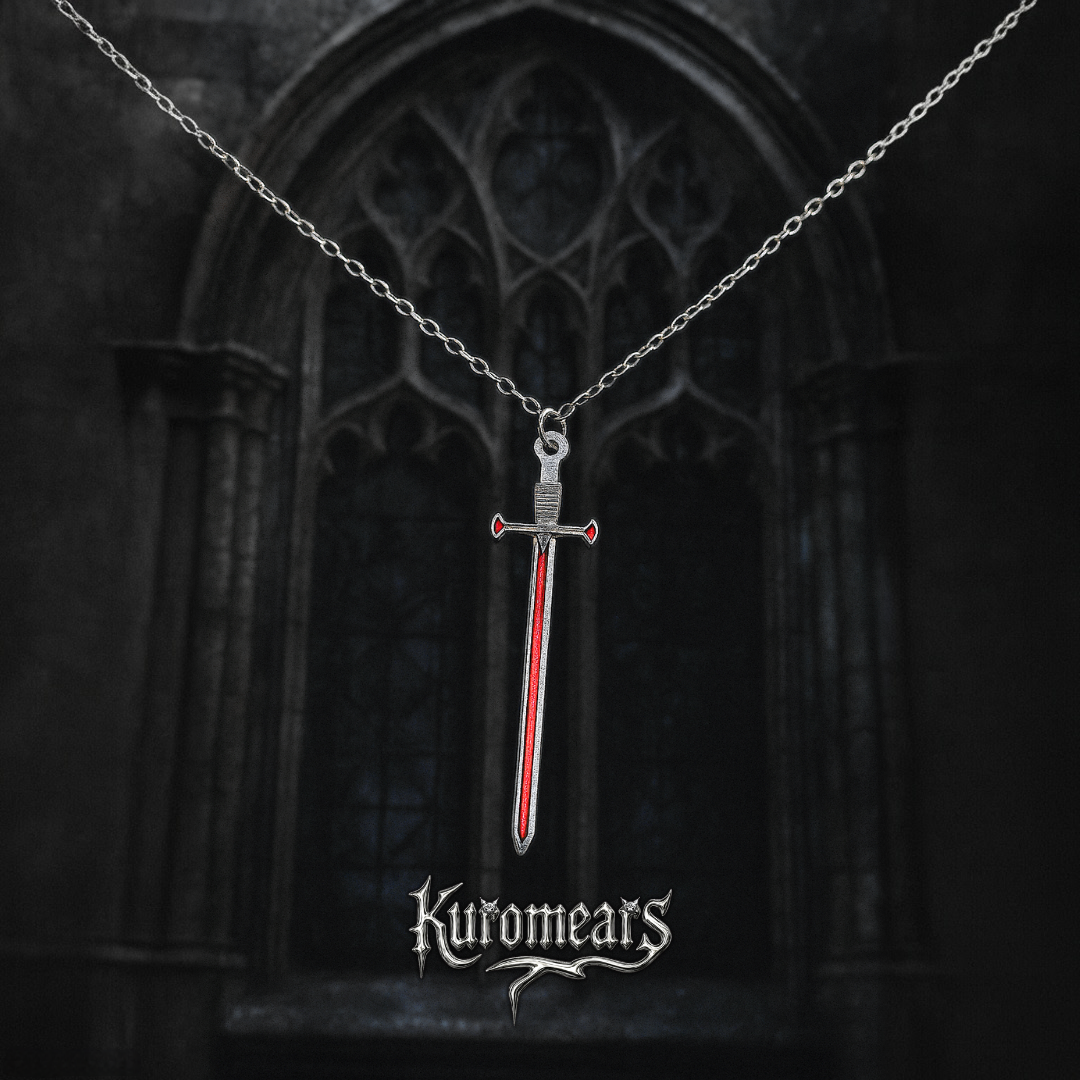 Not your average couple’s necklace. A bold symbol of passion & forever love ❤️🗡️ The Bloodbound Necklace: A gift that lasts forever.