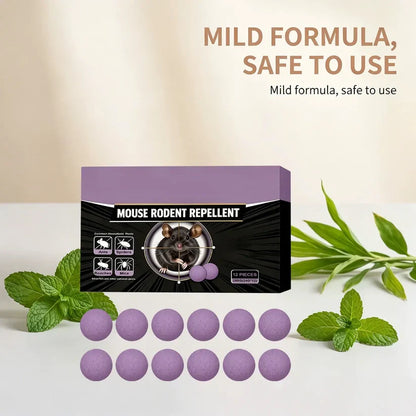 🐭 12-Pack Rodent Repellent Balls, Effective Pest Control Solution