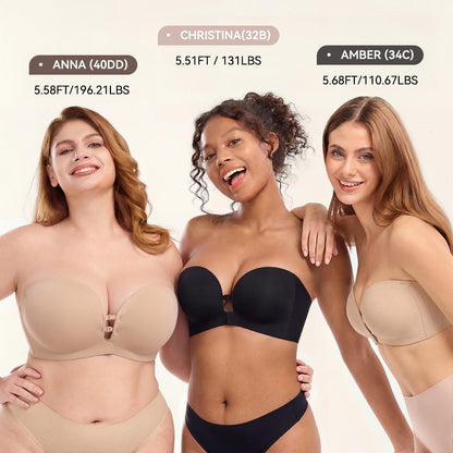 Final 3 Hours: 60%OFF🔥 Seamless Front Closure Bra With Adjustable Straps
