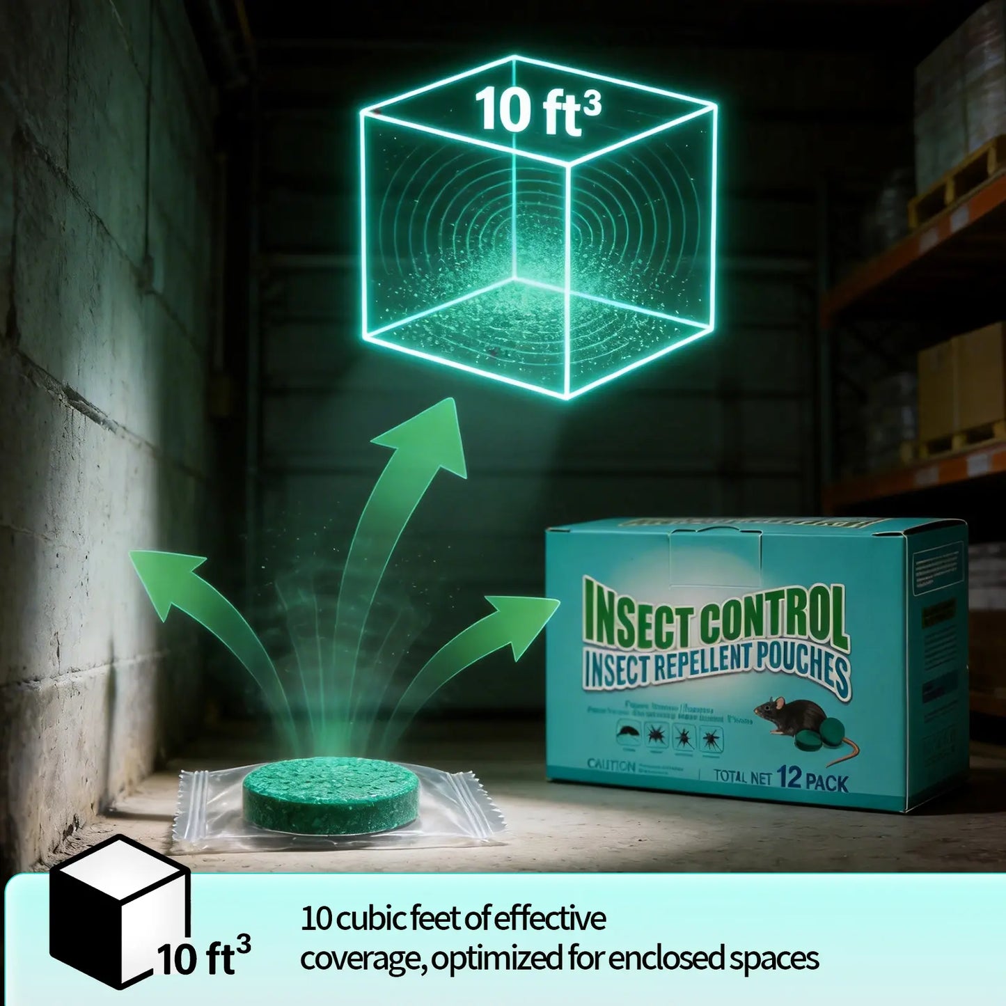 🐭 12-Pack Rodent Repellent Balls, Effective Pest Control Solution