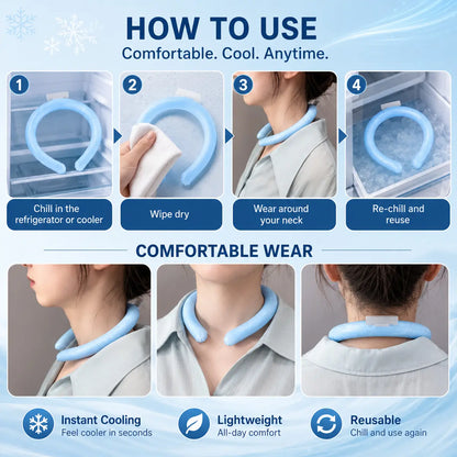 Billhol®🦟PCM Cooling Neck Ring — Instant Heat Relief