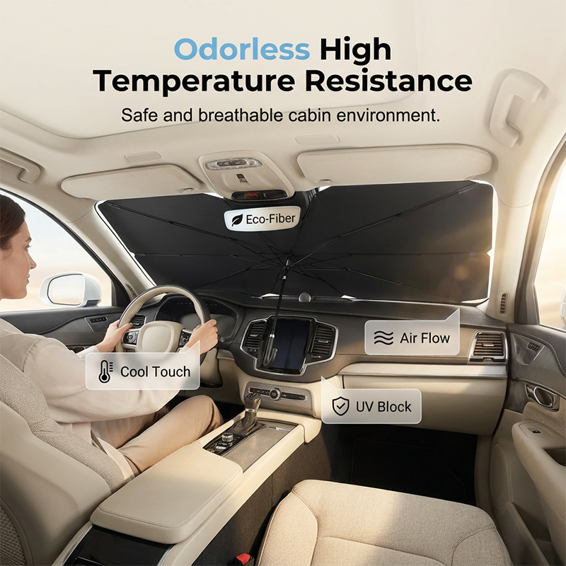 🔥LAST DAY SALE!!⚡50K+ SOLD!🌞🚗ShadeGo™ Car Windshield Sun Shade – Foldable, Heat-Blocking ☀️ | Keeps Interior Cool ❄️🚗 | UV Protection 🛡️ | Universal Fit for All Vehicles ✅ | Easy Storage & Travel Ready 🎒